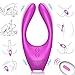 Cock Ring Couple Vibrator- Adorime Multifunctional Penis Clitoral Vibrator with 12 Powerful Vibrations for Men or Couples, Wireless Remote Control Vibrating Penis Ring Clitoris Anal Stimulator Sex Toy