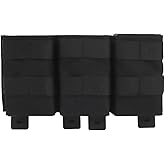 Triple Molle Mag Pouch 5.56 Tactical Open Top M4 M16 Magazine Holder Carrier with Quick Release Magazine Pouch Insert
