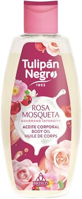 Tulipán Negro - Body Oil Rosa Mosqueta, Aceite Corporal Nutritivo y Regenerador, Hidratación y Suavidad para la Piel, 200 ml