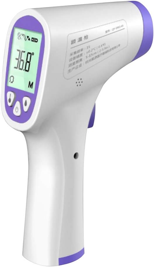Sodhue Thermometer for Fever Forehead and Ear Thermometer LED Display Accurate Reading with Fever Indicators Medical Digital Infrared Temporal Thermometer for Baby Kids Adults