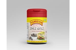 Tamicon Tamarind Candy Balls | Sweet & Tangy Indian Snack with Hing | Refreshing Taste & Long-Lasting Chew | No Artificial Flavors | Vegan & Gluten-Free | 4.41 Oz (125g)