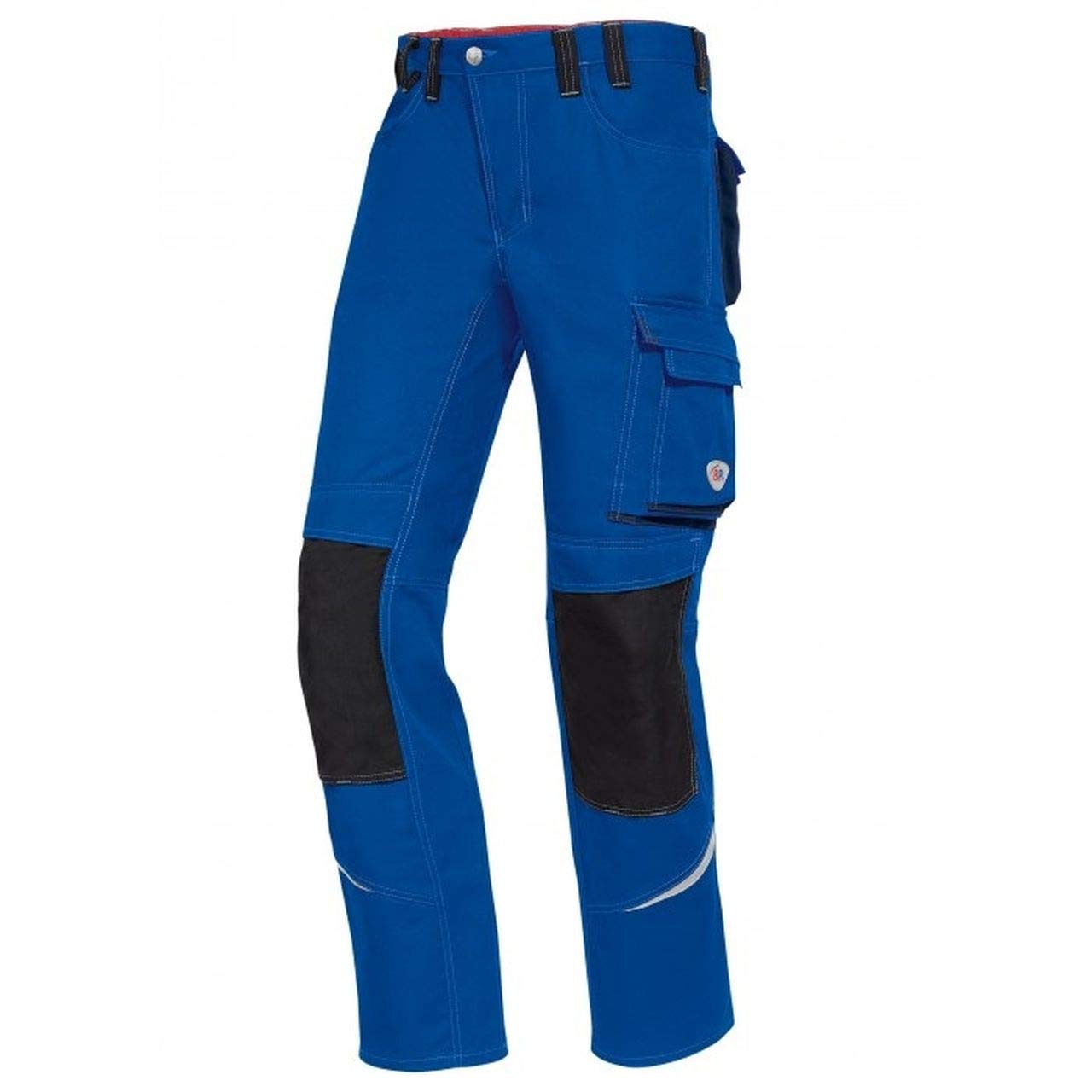 BP 1493-720-10 Work Trousers, Jeans Style With Multiple Pockets, 305,00 G/M², Reinforced Cotton, Darkblue, Size 34L