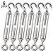 Cozihom, M6 Hook & Eye/C to O Turnbuckle 304 Stainless Steel, Hardware Kit for Wire Rope Tension Heavy Duty, for Sun Shade, Tent Installation, Anti-Rust, 6 Packs