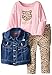 Lee Baby Girls' Meow 3 Piece Vest Set