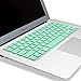 Kuzy Keyboard Cover Compatible with Pro 13 15 17 inch and Air 13.3 inch Silicone Skin Protector, Mint Green