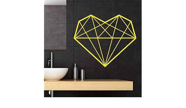 hetingyue Colorido geométrico en Forma de corazón Impermeable ...