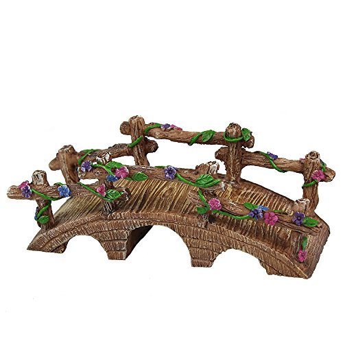 NW Wholesaler - Fairy Garden Collection - Bridge with Vines & Flowers (1) - Thumbnail 6
