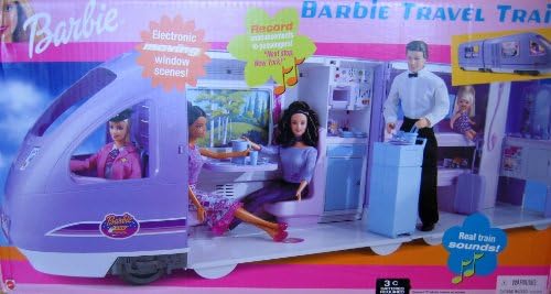 barbie travel train