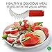 Watermelon Slicer Corer Knife & Server Tongs By Smart Ideas – Premium Stainless Steel Cutter & No Slip Red Silicone Handle + Melon Baller + Cookie Cutters + FREE E-BOOK W/ fun healthy snacks recipes