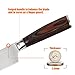 S-JIANG Pro Kitchen 8 Inch Chef's Knife High Carbon Stainless Steel Sharp Gyutou Knives Ergonomic Equipment (Wooden Handle) with Gift Box