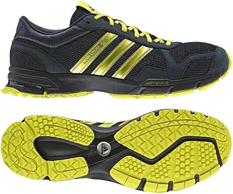 Amazon Adidas アディダス ランニングシューズ メンズ Mat 10 ブラック イエロー Adidas アディダス ランニング