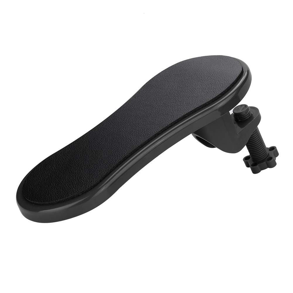 VBESTLIFE Wrist Support Armrest, 180 Degree Rotatable Ergonomic Shape Computer Arm Elbow Support Stand Adjustable Extender (Black)