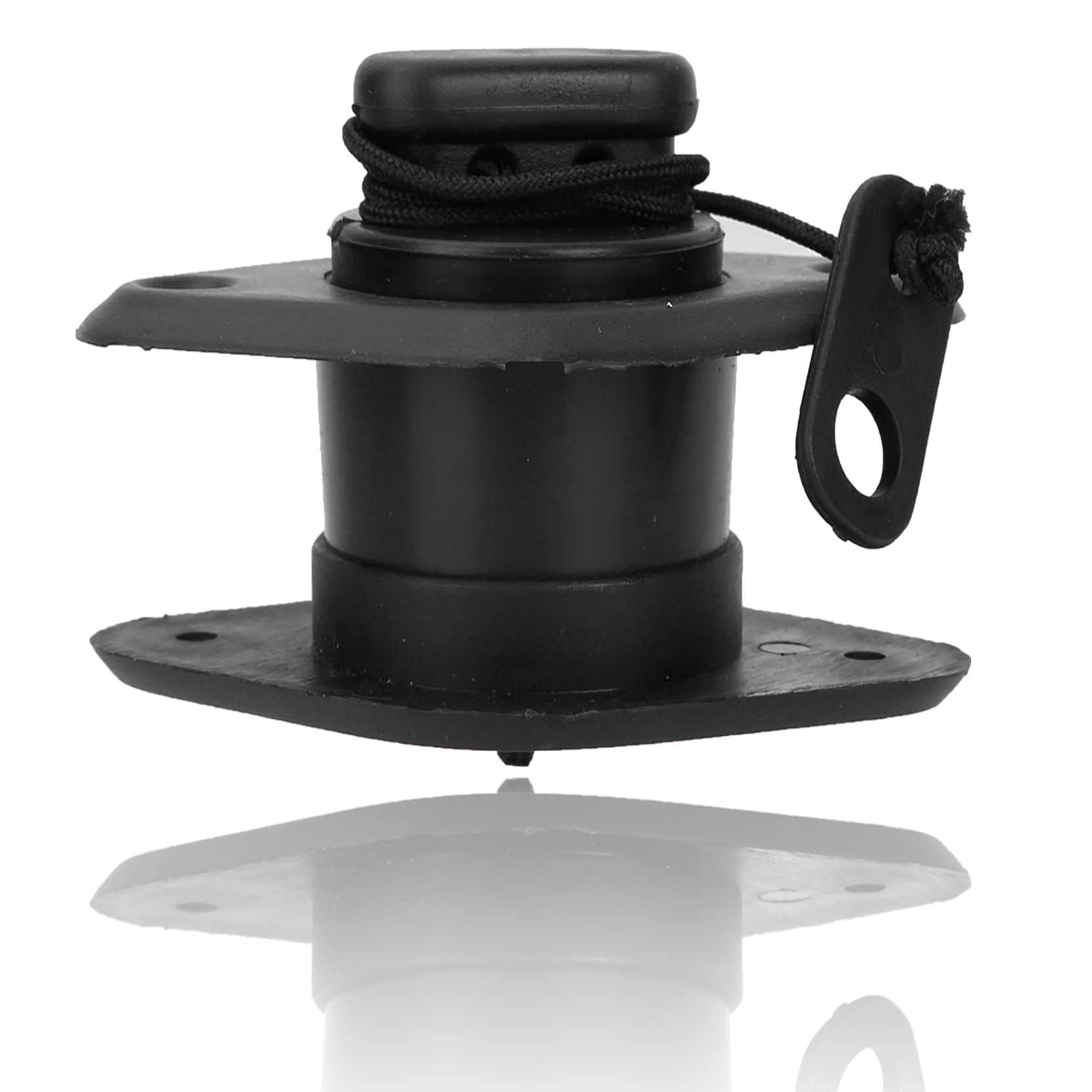 DAUERHAFT Drain Valve Plug Kit with Rope drain plug for inflatable boat with Rope, Non Return Inline Scupper Valve for Kayak Accessoires et maintenance