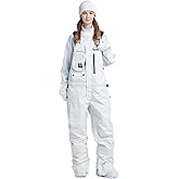 Come Wonka Women Men's Ski Overalls Waterproof Snow Bibs Ski Pants Windproof Insulated Overalls Pants Outdoor Snowboard Pant