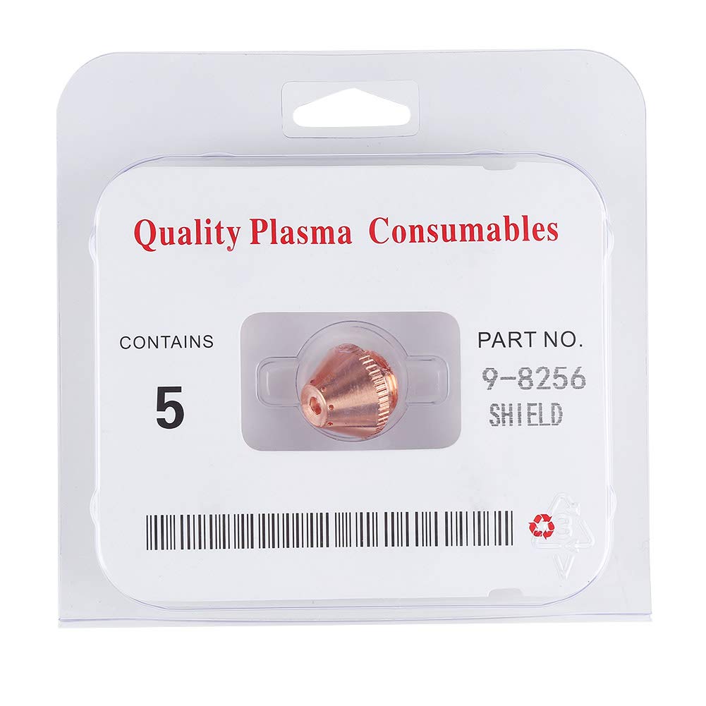 5pcs 120A Plasma Shield Cap for Thermal Dynamics SL60-SL100 Cutting Torch 9-8256 Plasma Cap Cover, Industrial Welding