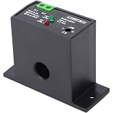 AC Current Sensing Switch 0.2&ndash;30A Self Powered Monitoring Relay, Non Intrusive Current Sensor with Built in Relay Output for Electrical Panel Protection and Load Monitoring