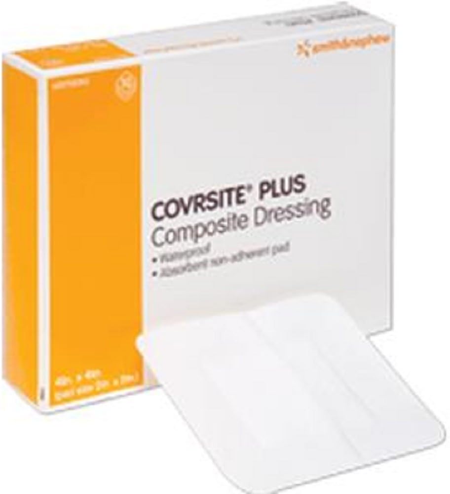 Coversite Plus Waterproof Dressing 4" x 4", 10/Box