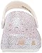 Crocs Kids' Classic Glitter Clog, Oyster, 3 M US Little Kid