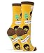 Oooh Yeah Women's Luxury Combed Cotton Crew Socks - Bob Ross Happy Tree