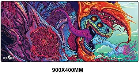 XIAOXIANNV Gaming Mouse Pad Mouse Pads XXL Large Locking Edge Rubber Anti-Slip Hyper Beast Mousepad Game Cs Go Speed Mice Play Mat Pad