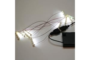 20pcs 1X4 LED Lighting Kit (X in One Lights Powered by USB) Bricks City DIY Combination Module Compatible with Lego Bricks 37