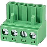 Parts Express Phoenix Type Connector 4-Pole 5mm Pitch 4-Pack