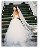 Belle House Tulle Sheer Wedding Bridal Veils Cathedral for Bride 11059-2