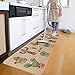 KIMODE Kitchen Rug Runner Set, 2 Piece Anti Fatigue Cushioned Kitchen Rugs and Mats, Non Slip Waterproof Standing Kitchen Floor Mats (18