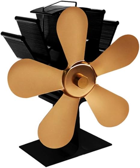 Amazon Co Jp 5ブレードの熱駆動暖炉ファン サイレント操作operationストーブファン 木材 石炭またはペレットバーナーからの温風を循環させるためのアルミニウムファン 60 350 C 金 Diy 工具 ガーデン