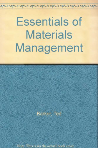 Essentials of Materials Management