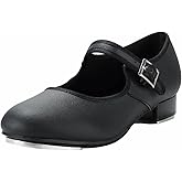 Linodes Unisex PU Leather Easy Strap Tap Shoe Dance Shoes for Women and Men's Dance Shoes-608