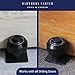 New: Barn Door Floor Guide [Flush to Floor and Quiet] Sliding Hardware Roller for Barn Doors - Heavy Wall Mount System with Bottom Adjustable Roller for Interior and Exterior Doors [No Floor Damage]