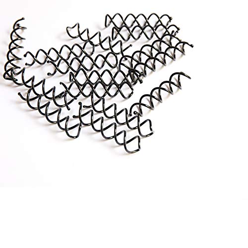 Hisight Black Spiral Hair Pin DIY Hair Style Sleek and Compact Alloy Construction Fluffy Screw Hair Pins - 15 Boxs (Multicolour dot box) - Thumbnail 5