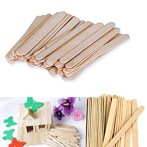 Cake Cream - 50pcs Set Ice Cream Stick Wooden Popsicle Kids Hand Crafts Art Lolly Cake Diy Making Funny 2a0259 - Bronzer Contour Sticks Stickers Wallpaper Concealer Blush Foundation Cream Eye