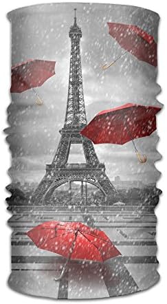 Eiffel Tower Magic Elastic Solid Neck Balaclava Sport Scarf For Fishing, Hiking, Running, Motorcycling