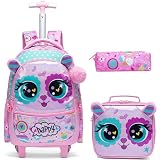 Meetbelify Mermaid Backpack Set For Girls Ages 8-10 – Includes Lunch Box & Pencil Case, 16.5" School Bag - View #5