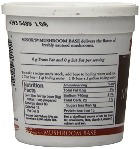 Minor's Mushroom Base, Gluten Free, 16 Ounce - Thumbnail 4