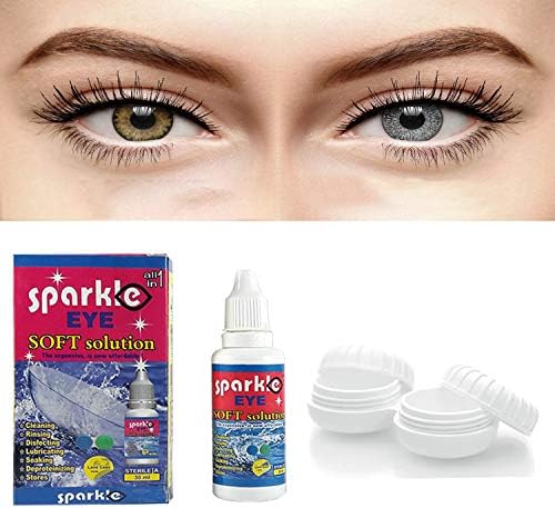 Sparkle Eye Hazel and Smoke Grey Monthly Disposable Color Contact Lenses Combo Pack