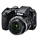 Nikon COOLPIX B500 16MP 40x Optical Zoom Digital Camera Bundle includes Camera, 4 AA Rechargeable Batteries + Charger MH-73, Cables and More (Black)