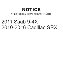 Rear Wheel Bearing and Hub Assembly Pair for