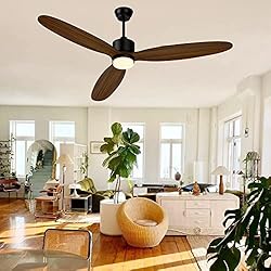 Obabala 52'' Ceiling Fan with Lights Remote Control