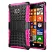 Hyperion Nokia Lumia Icon 929 Windows Phone Explorer Hybrid Case (Compatible with Verizon Nokia Lumia Icon 929) **2 Year No Hassle Warranty** [Hyperion Retail Packaging] (PINK)