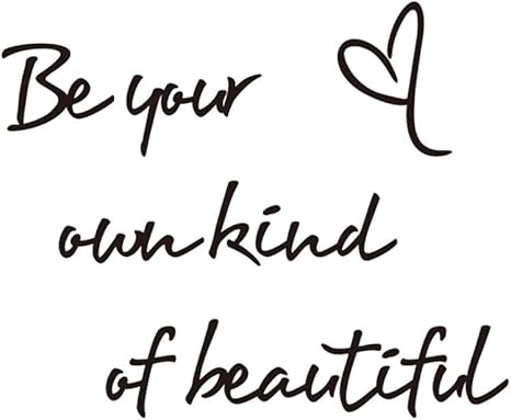 Amazon Unnfiko ウォールステッカー インテリア 北欧風 英字 名言 おしゃれ Ins 壁紙 リビング ウォールシール 黒色 壁デコステッカー オフィス メモ 美人 ウォールステッカー オンライン通販