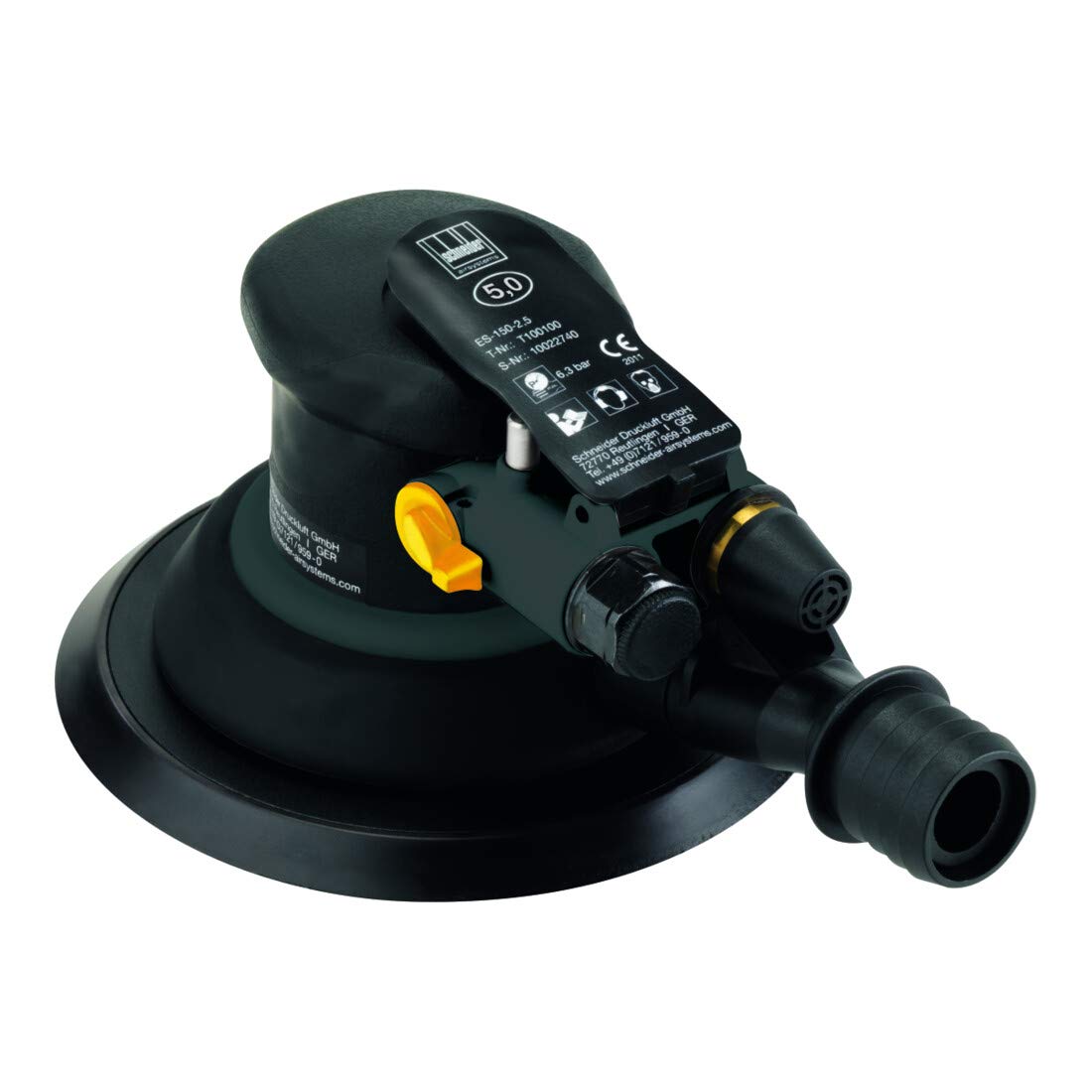 Schneider Compressed Air Orbital Sander It 150 Diameter 150 mm Stroke 5 mm