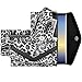 caseen ViVi Wallet Clutch Purse Case (Leopard/Black) for Apple iPhone 7/8 Plus / 10, Samsung Galaxy S7 Edge / S8 Plus/Note 8, Google Pixel 2 / Pixel 2 LX, LG G6 & More - Large Size