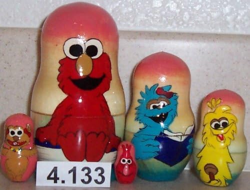 sesame street nesting dolls