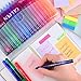 ParKoo 20 Colors Retractable Erasable Gel Pens Clicker, Fine Point 0.7 mm, Make Mistakes Disappear, Comfort Grip for Drawing Writing Planners and Crossword Puzzles