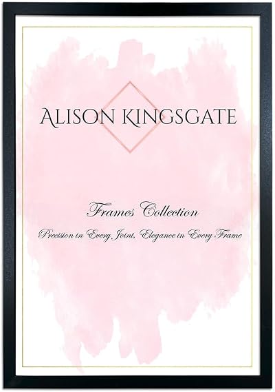 Alison Kingsgate Sleek 60x40cm Picture Frame – Engineered Wood, Shatterproof