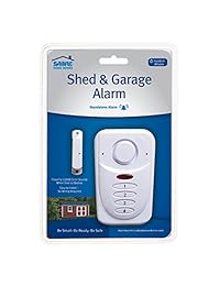 SABRE, alarma de seguridad para cobertizo o garaje con sirena de 120 dB POTENTE y retardo para ingreso y salida. Bricolaje, FÁCIL de instalar para la seguridad del hogar