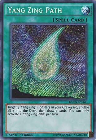 YU-GI-OH! - Yang Zing Path (DUEA-EN061) - Duelist Alliance - 1st Edition - Secret Rare